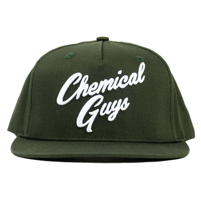 NEW Chemical Guys Simple 3D Script Logo (Dark Green)