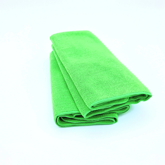 Roadie Soft All Purpose Microfibre Cloth - Green Pop (2 Pack)