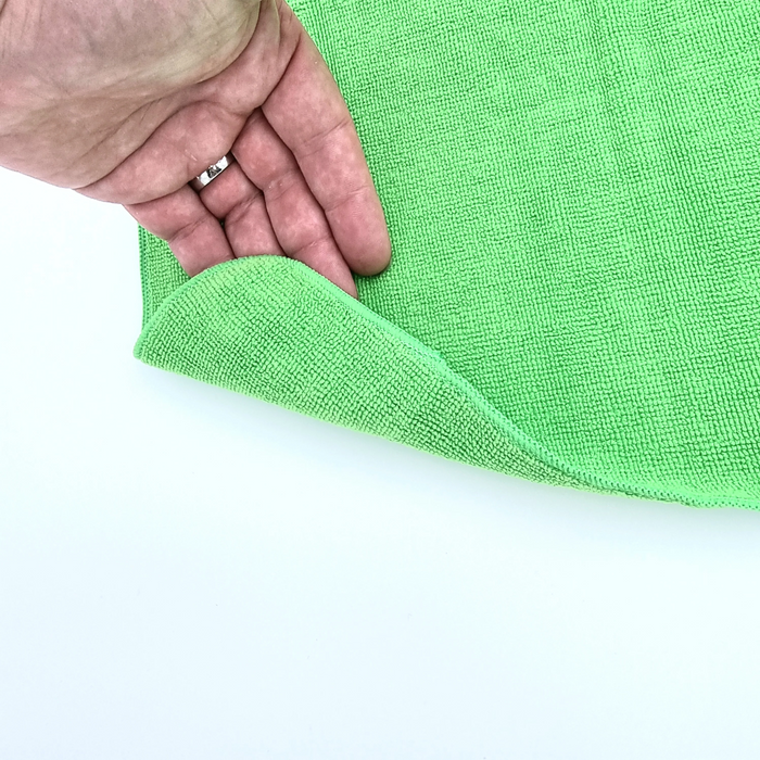 Roadie Soft All Purpose Microfibre Cloth - Green Pop (2 Pack)