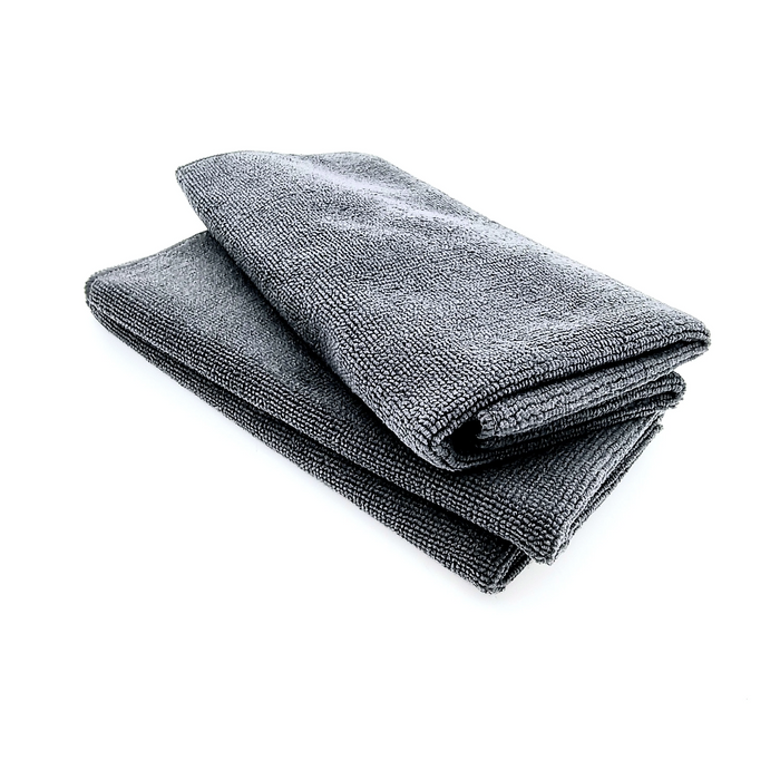 Roadie Soft All Purpose Microfibre Cloth - Storm Grey (2 Pack)