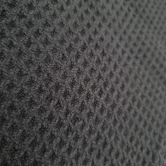 Streak Free Waffle Weave Window Cloth - Storm (Dark Grey)