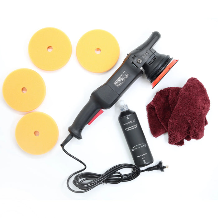 RockCar 15mm DA & Autostolz Paint Correction System - One Step Polishing Kit