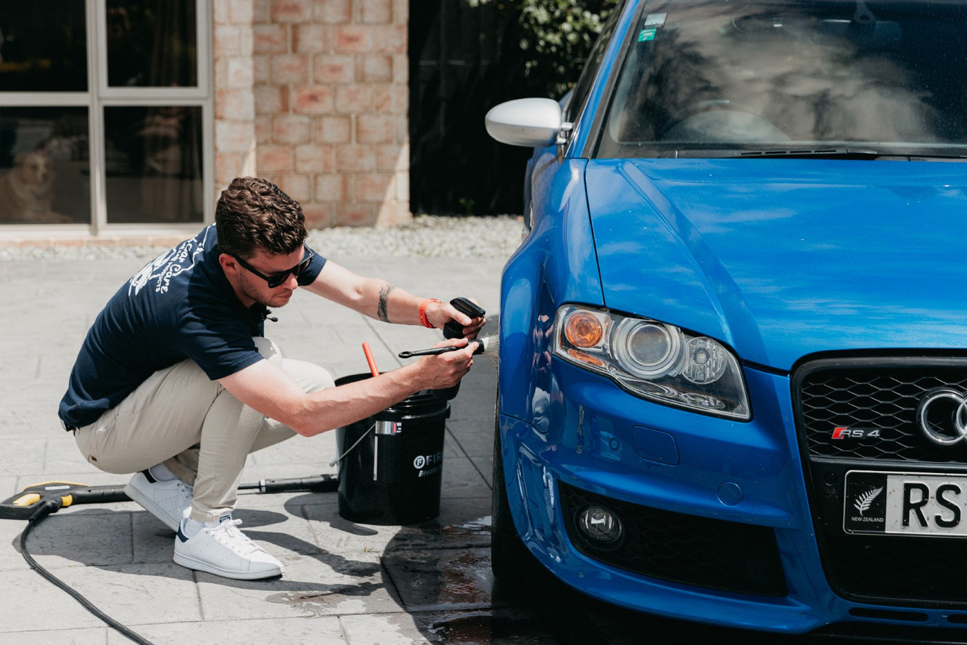 Detailing Your Wheels & Tyres With Fireball Car Care Products Audi RS4