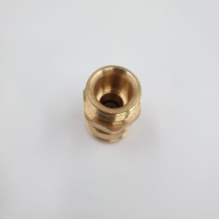 Brass Quick Connect Fitting - Adapter to add quick release.  M22-14mm adapter with  1/4 quick connector