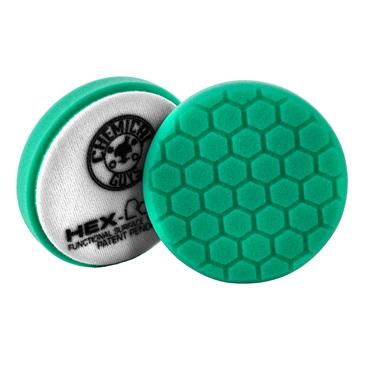 Small 4" Hex-Logic Pad Green Light Cut-Heavy Polish Minor Scratch & Swirl Remover Pad