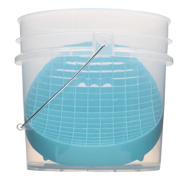 Rockcar Clear Wash Bucket + Mint Blue Mitt Slide Kit – 17L