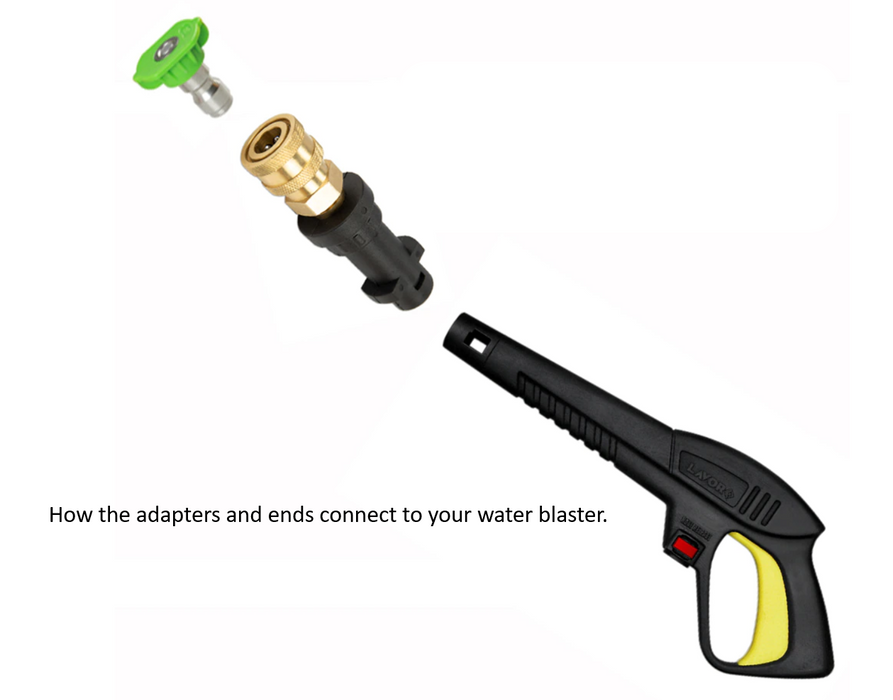 Adapter to fit Karcher twist lock and adapt for universal quick release suitable fro foam cannons etc
