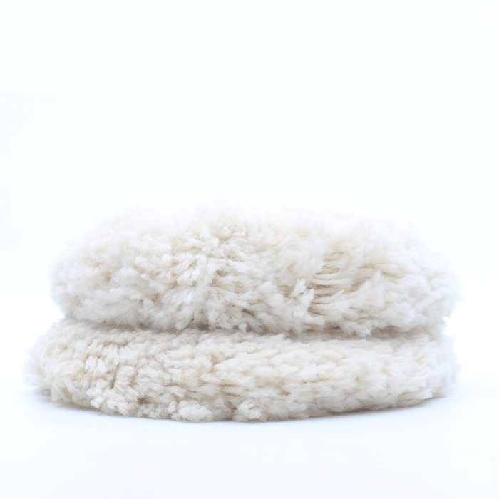 Marine White Cutting Wool Natural Blend Curved Pad 7.5"x1.5"