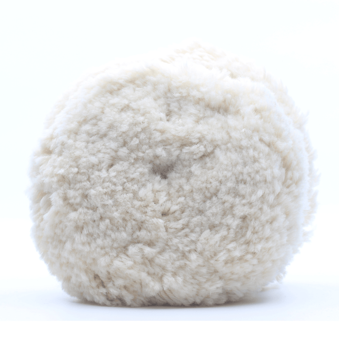 Marine White Cutting Wool Natural Blend Curved Pad 7.5"x1.5"