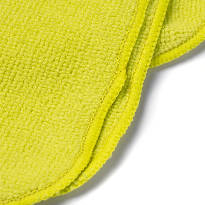 Roadie Soft All Purpose Microfibre Cloth - Neon Yellow (2 Pack)