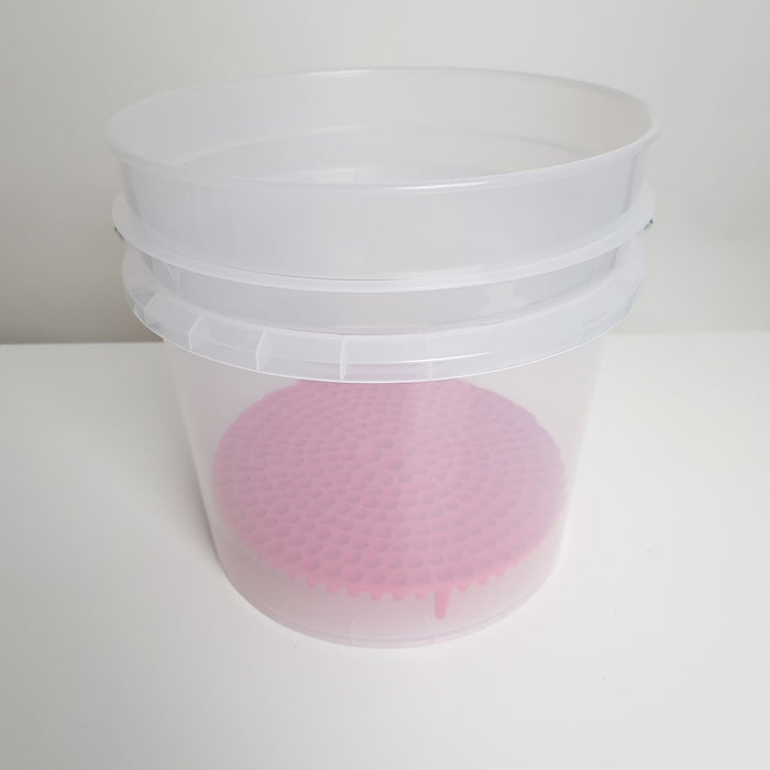 Rockcar 2 Clear Bucket & 2 Dirt Traps (1 Red, 1 Black)