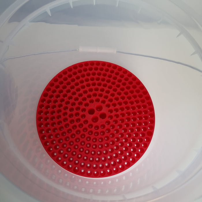 Rockcar 2 Clear Bucket & 2 Dirt Traps (1 Red, 1 Black)