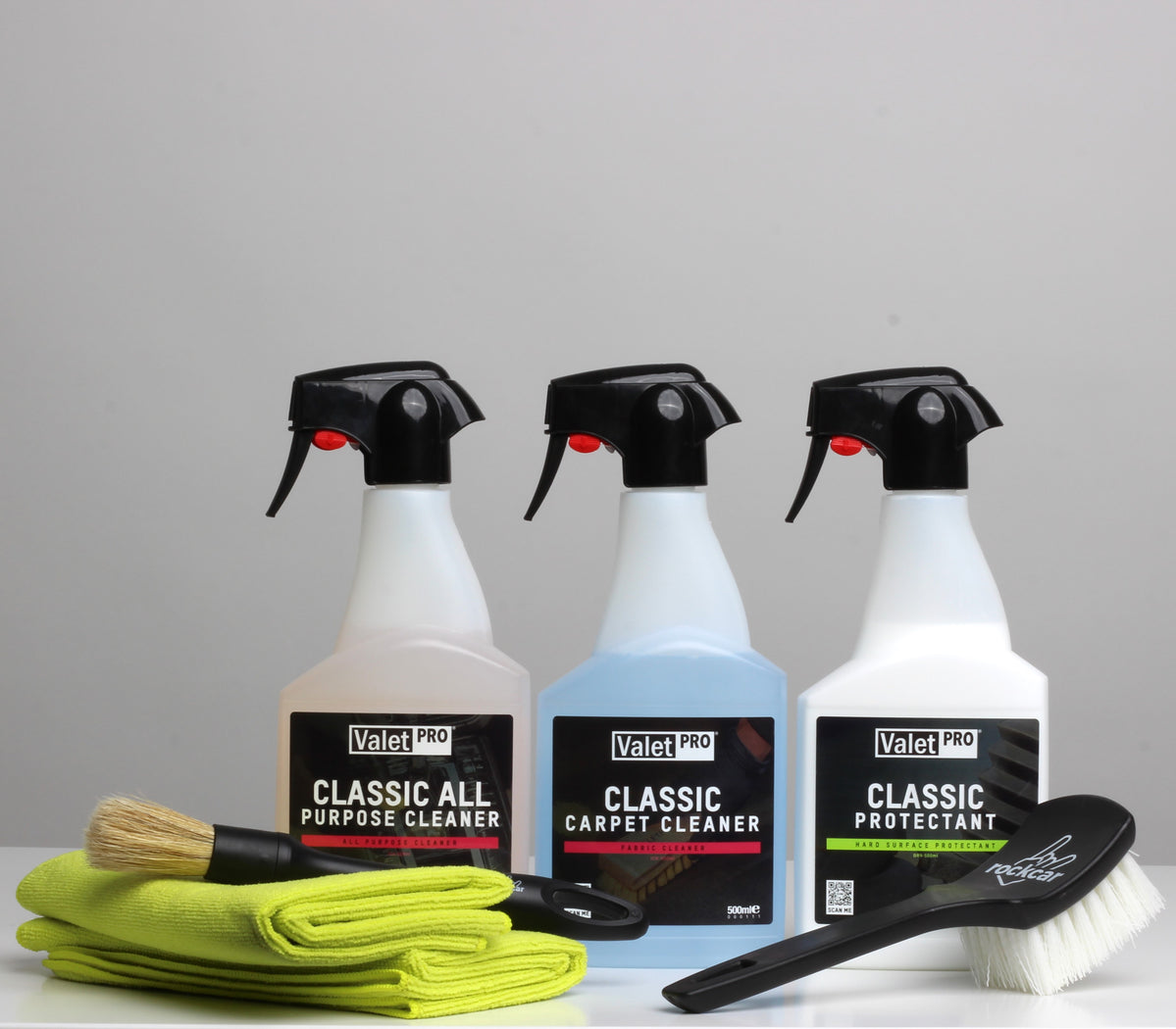 ValetPRO BRU19 Pennello Strozzato Per Pulizia Auto - Setole Morbide Per Cruscotto E Bocchette Aria