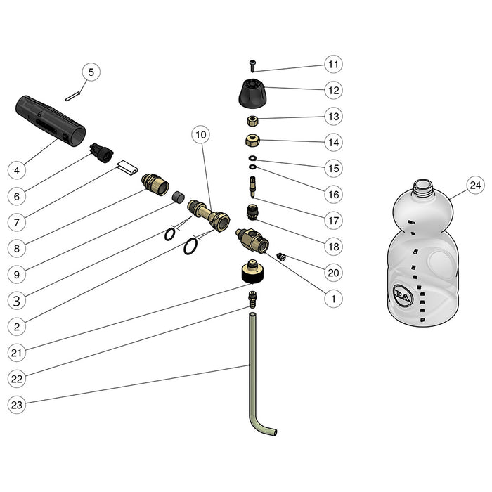 PA Italy - Spare Parts - Knozzle Knob